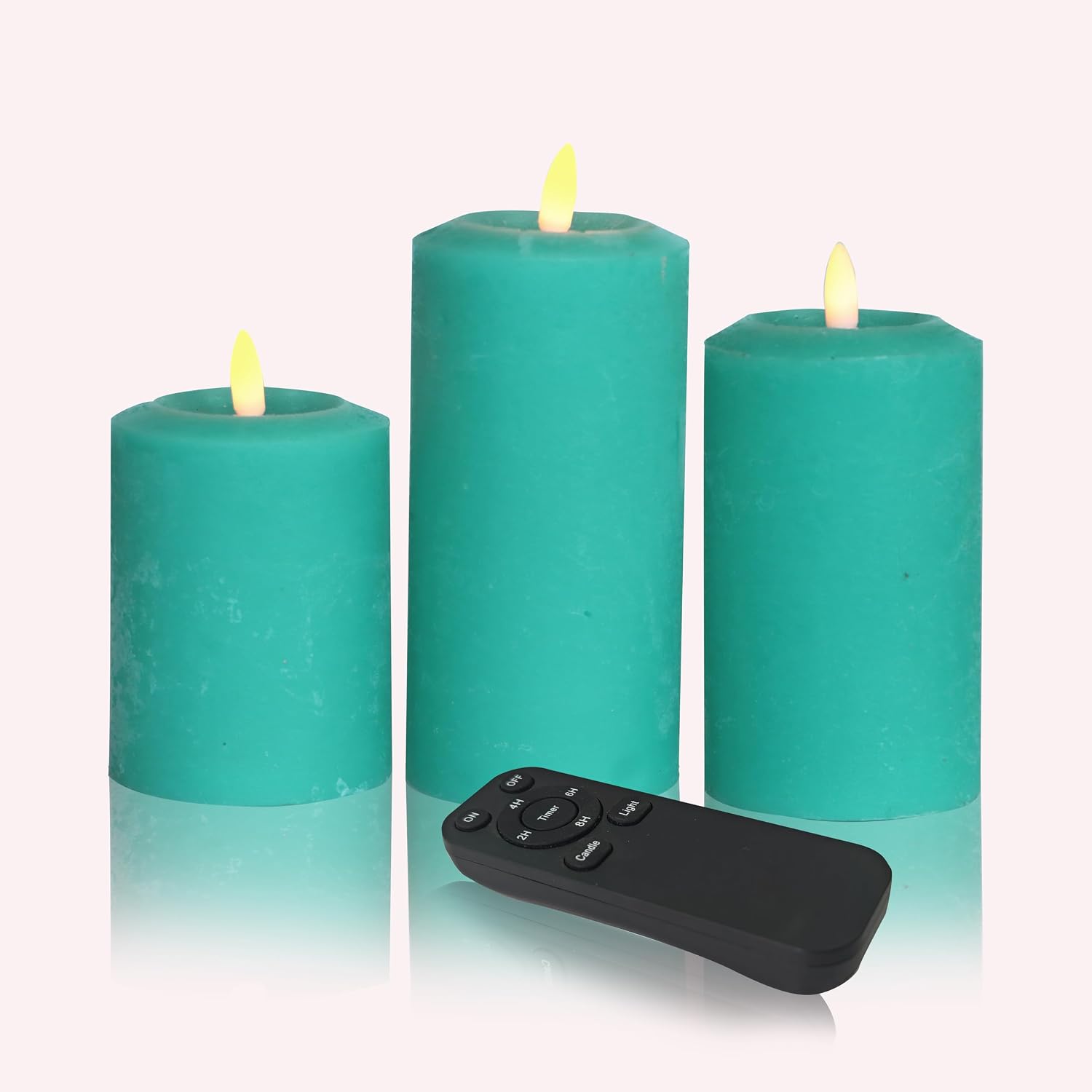 Thumbnail 6 de Candle Choice Flameless Pillar Candles, 3-Pack