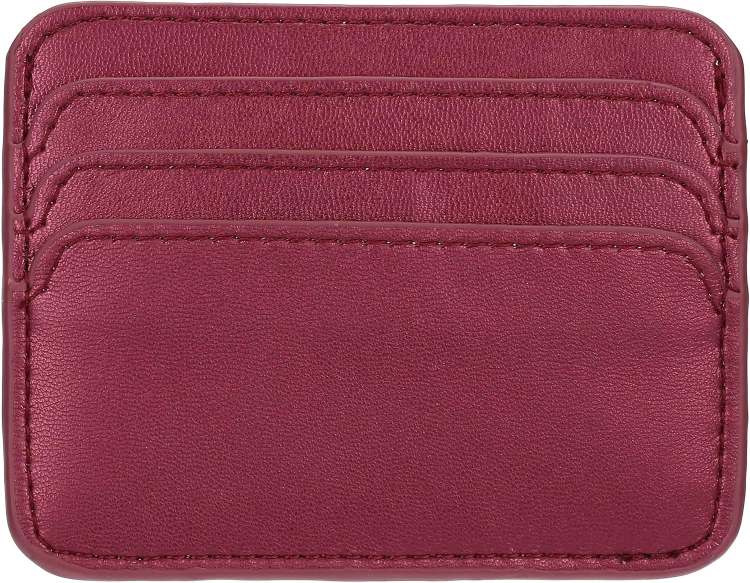 Detalle 2 de THUN porta carte cherry piccolo in ecopelle – Collezione Sempre con me