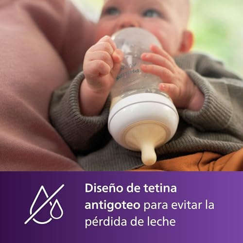 Detalle de Philips Avent Natural Response Nipples, Fast Flow (Flow 4) – 4-Pack