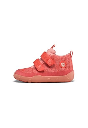 Detalle de Affenzahn Knit Happy Pony Übergangsschuh, Korall, Größe 24 – wasserdicht und vegan