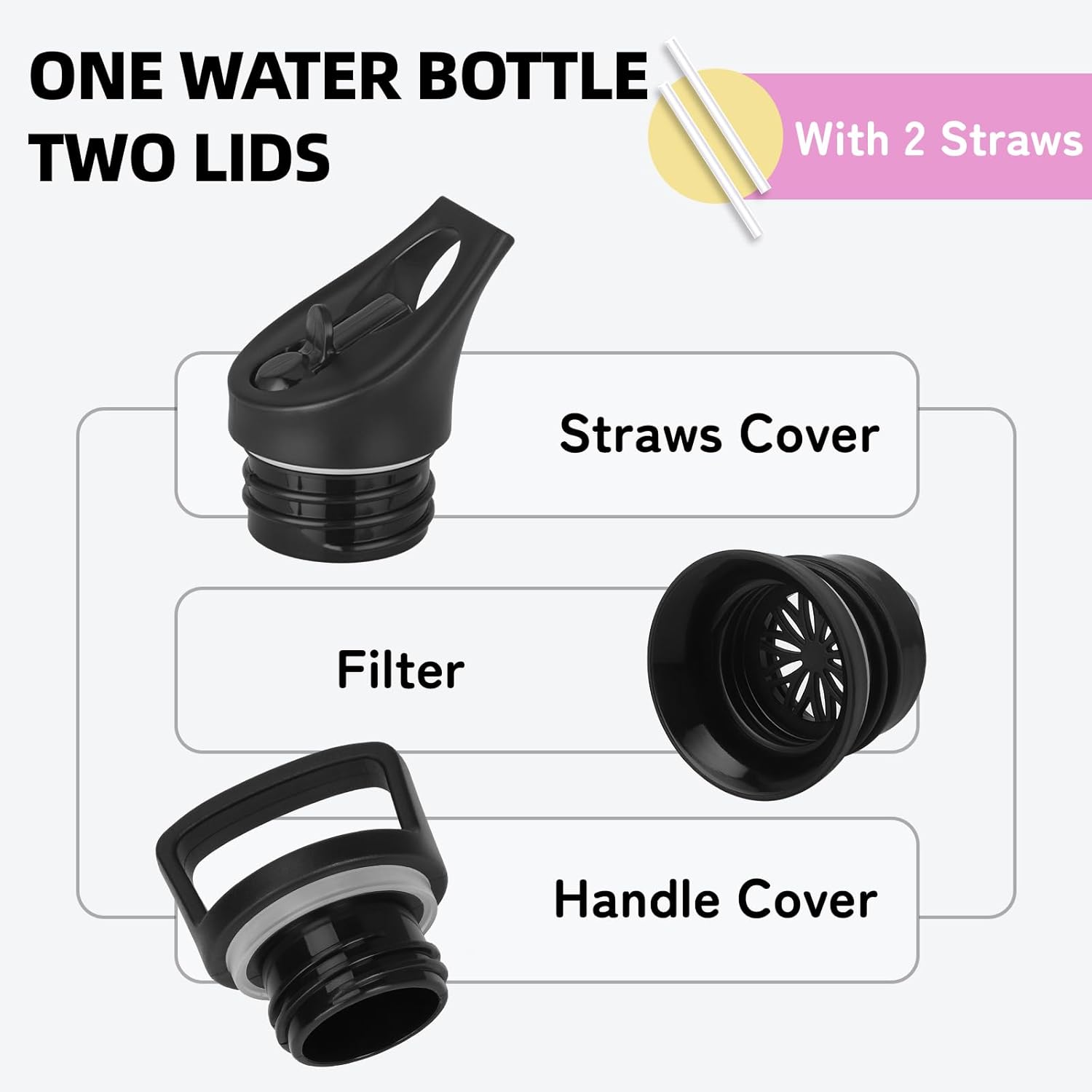 Detalle 2 de Grsta botella agua acero inoxidable 1 L