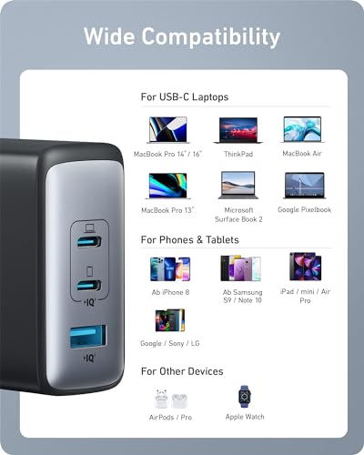 Thumbnail 6 de Anker Cargador USB-C Carga Rápida 100W 736 (Nano II) con 3 puertos: compacto y pensado para portátiles