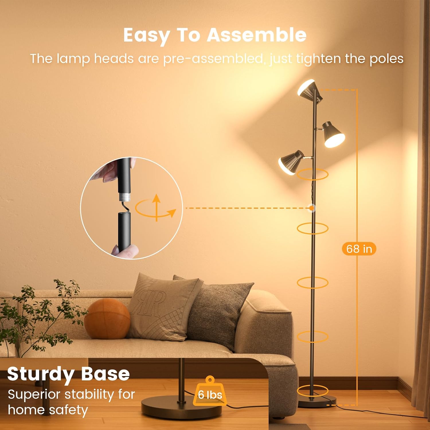 Thumbnail 6 de SIBRILLE LED Floor Lamp 36W