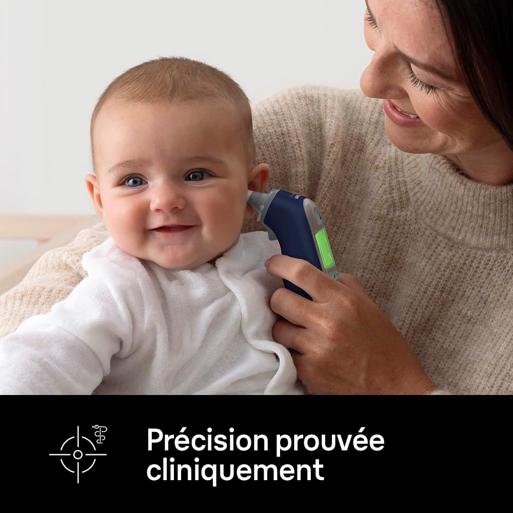 Thumbnail 1 de Braun ThermoScan 7+ connect: thermomètre auriculaire avec suivi via Braun Family Care