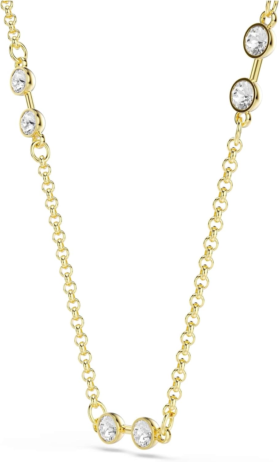 Detalle de Swarovski Remix Collection Collier, Taille ronde, Blanc — élégance intemporelle et personnalisation