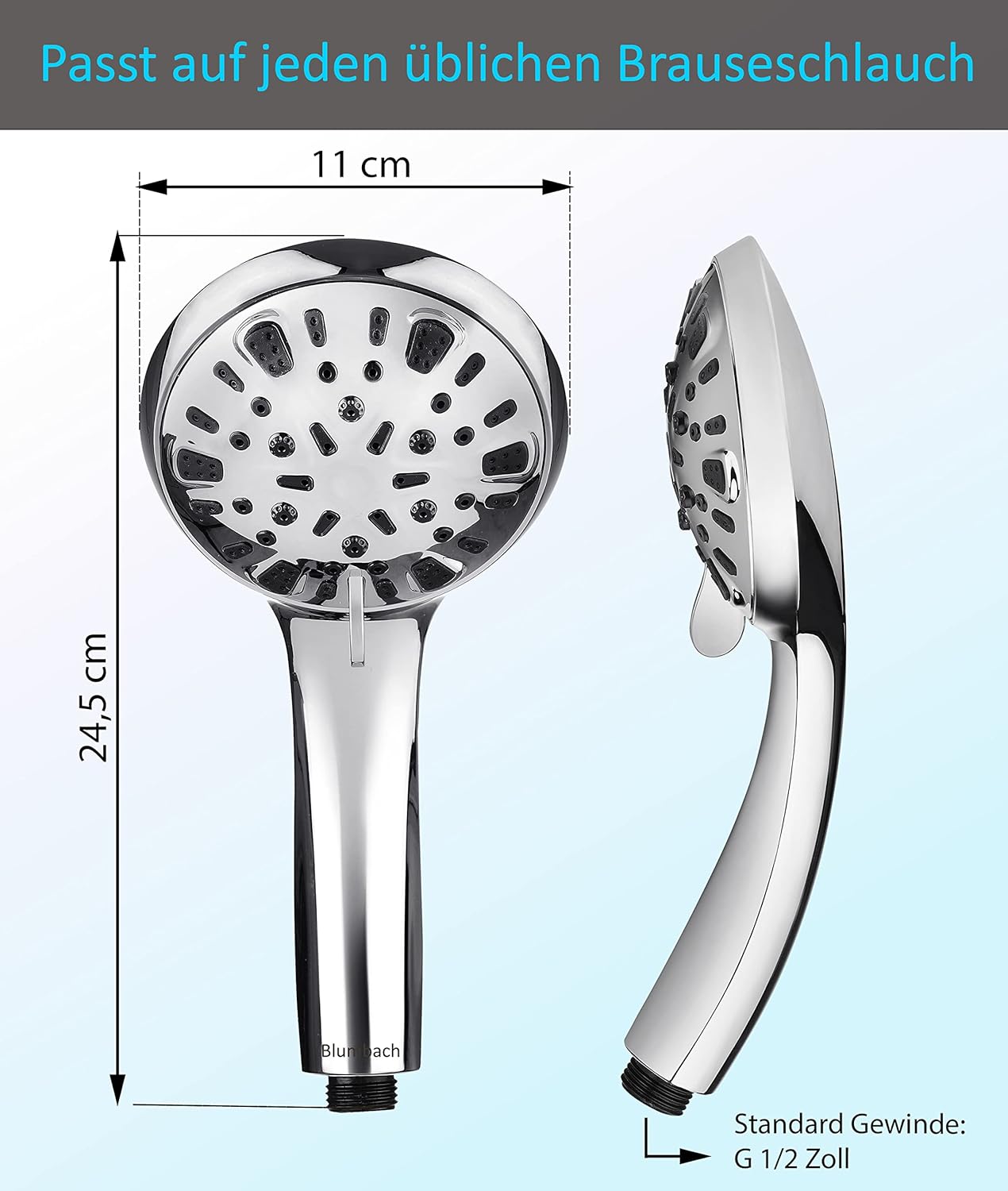Thumbnail 3 de BLUMBACH® Duschkopf wassersparend 8–10 l/min