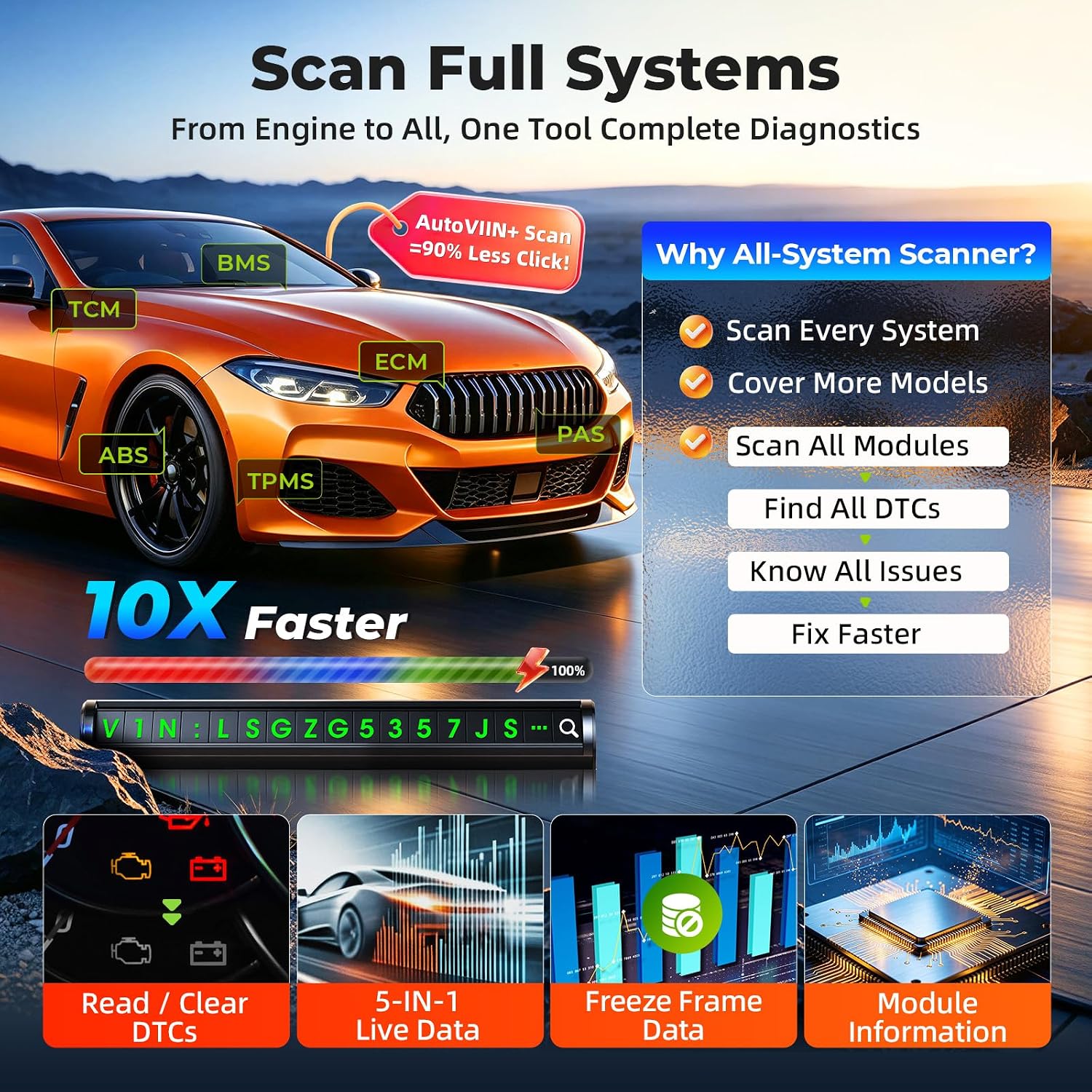 Detalle 2 de Autel MK808S Diagnostic Scanner