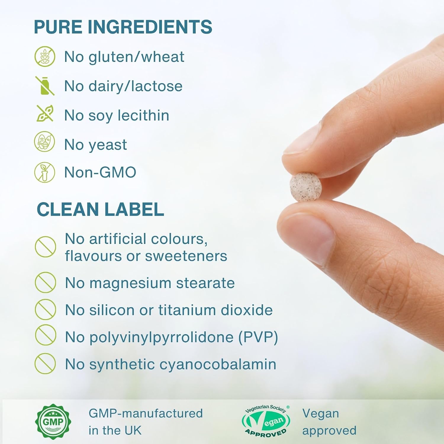 Thumbnail 6 de Igennus IGN224 Sublingual Vitamin B12 Complex, 3 Forms, Sugar-Free