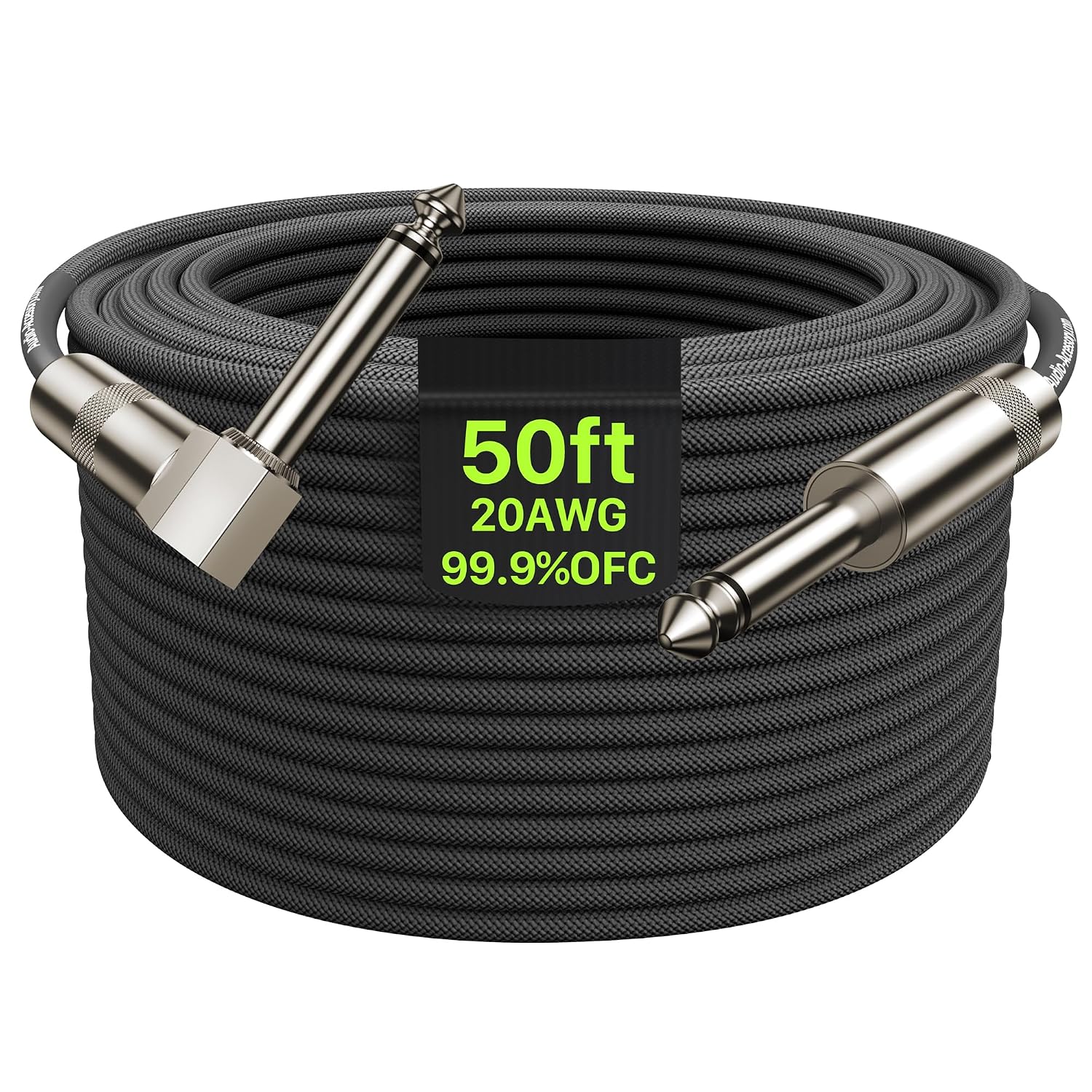 Detalle de AA AUDIO ACCESSORY 50 ft Guitar Cable, 20 AWG OFC, Kevlar-Reinforced