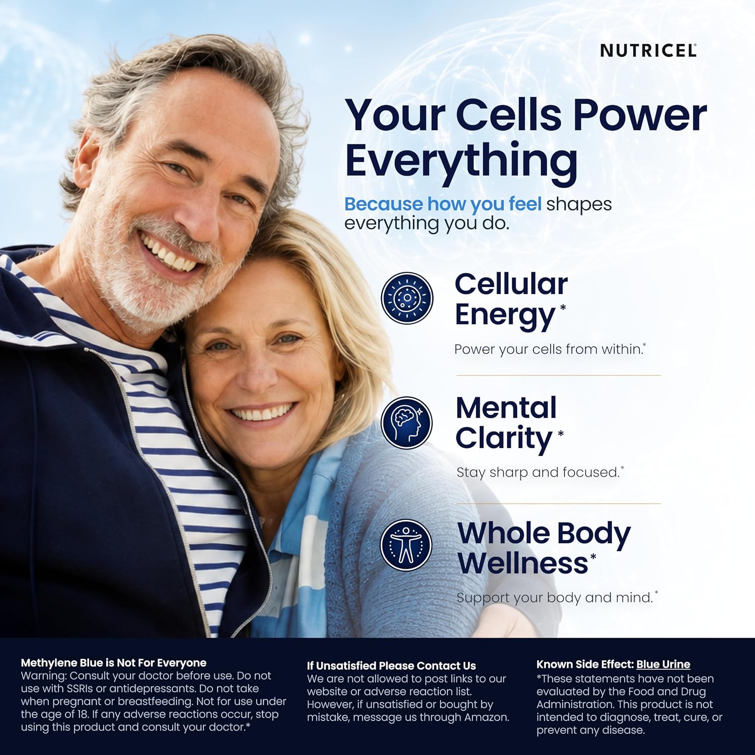 Detalle de Nutricel Methylene Blue Capsules 12 mg