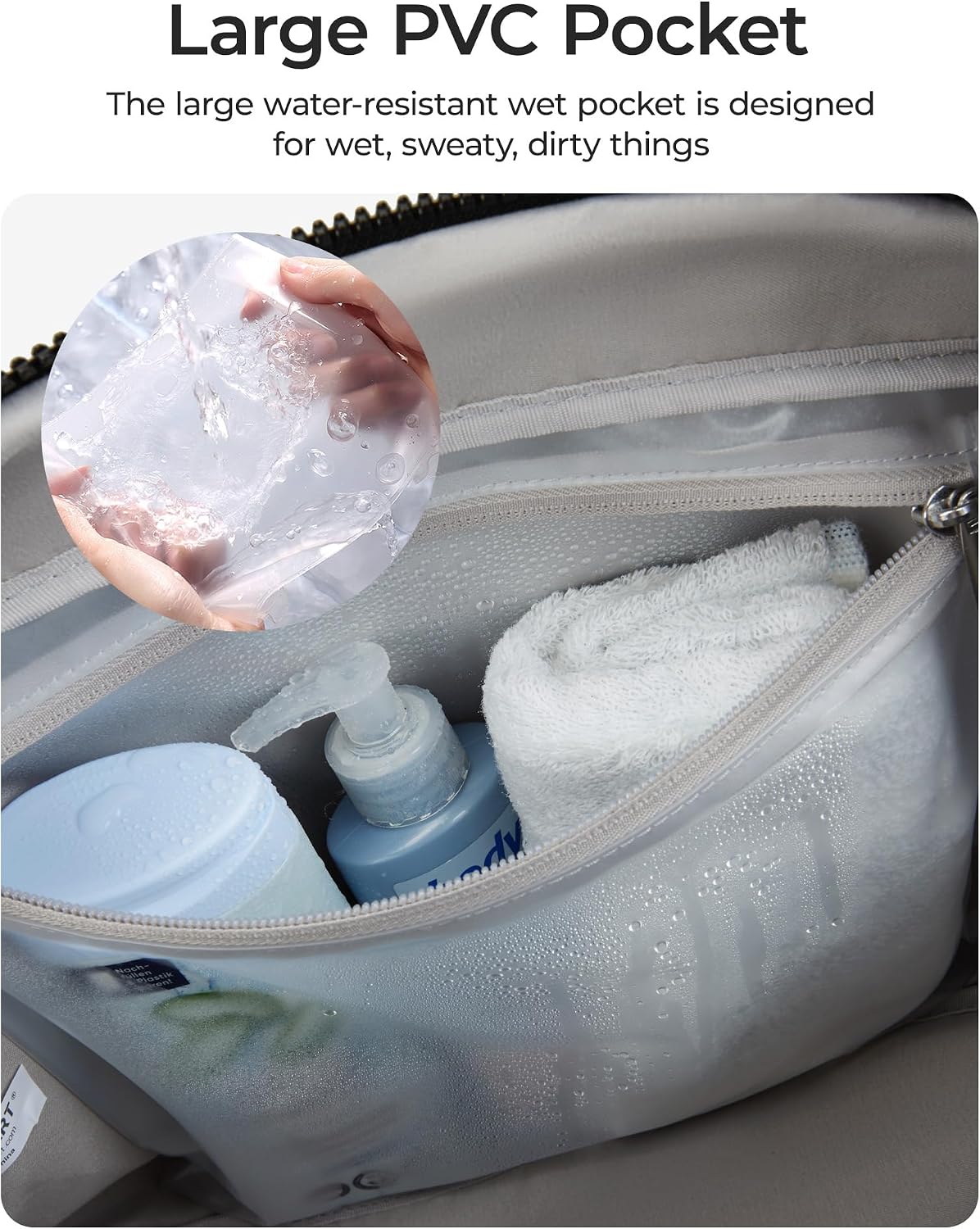 Thumbnail 3 de BAGSMART Gym Bag for Women: Lightweight Duffle for Travel with Wet Pocket