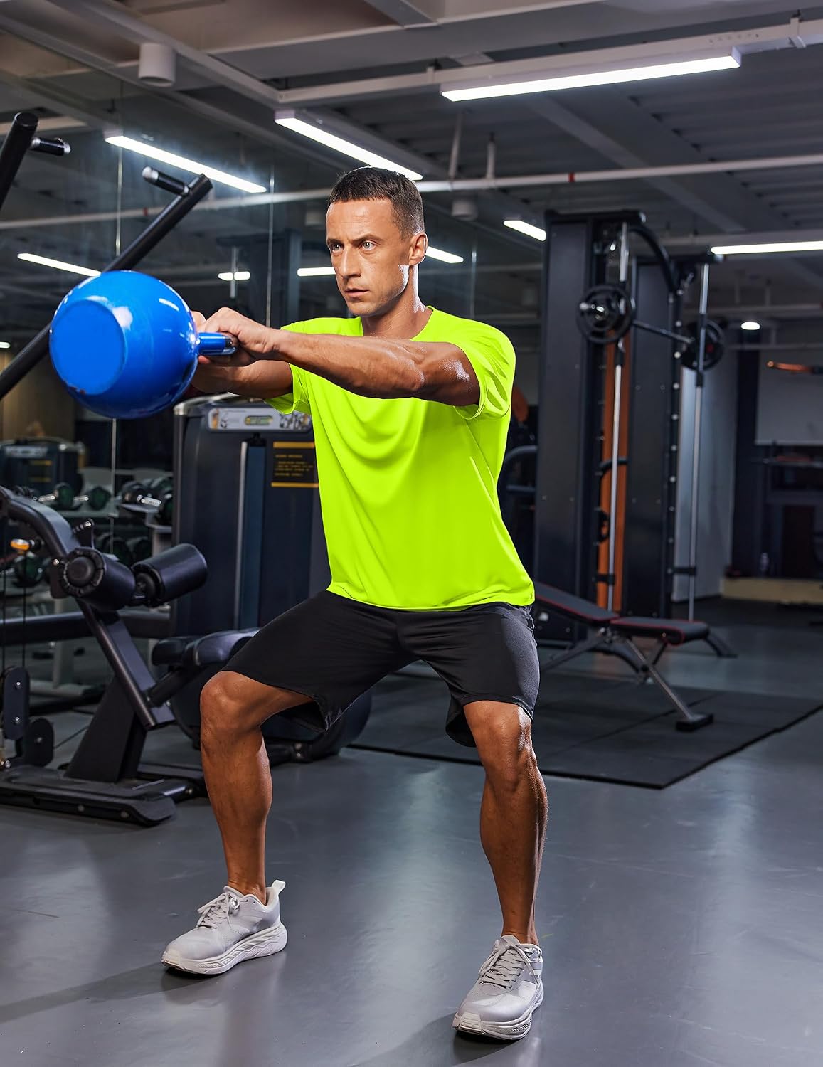 Detalle 2 de PINSPARK Workout Shirts for Men: UPF 50+ Quick-Dry Tee