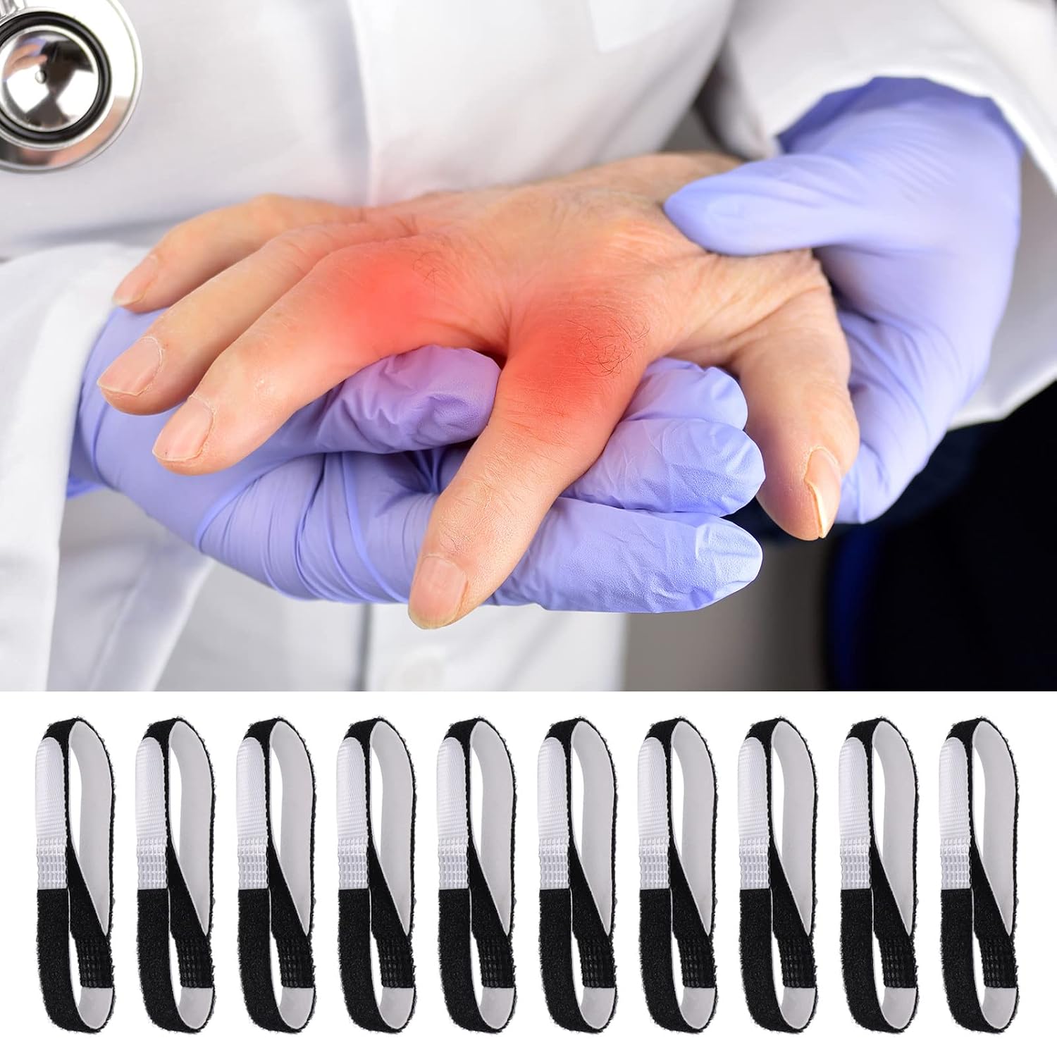 Thumbnail 5 de Hejo Finger Schiene-10 fingerskenor – 10 justerbara fingerbandage