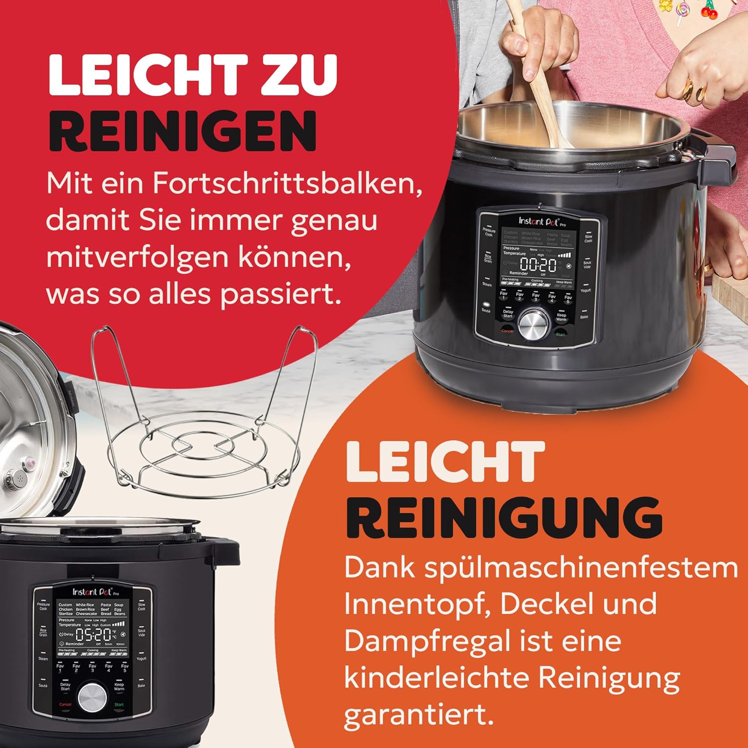 Thumbnail 2 de Instant Pot Pro 10-in-1 5,7 L Multikocher 🍲