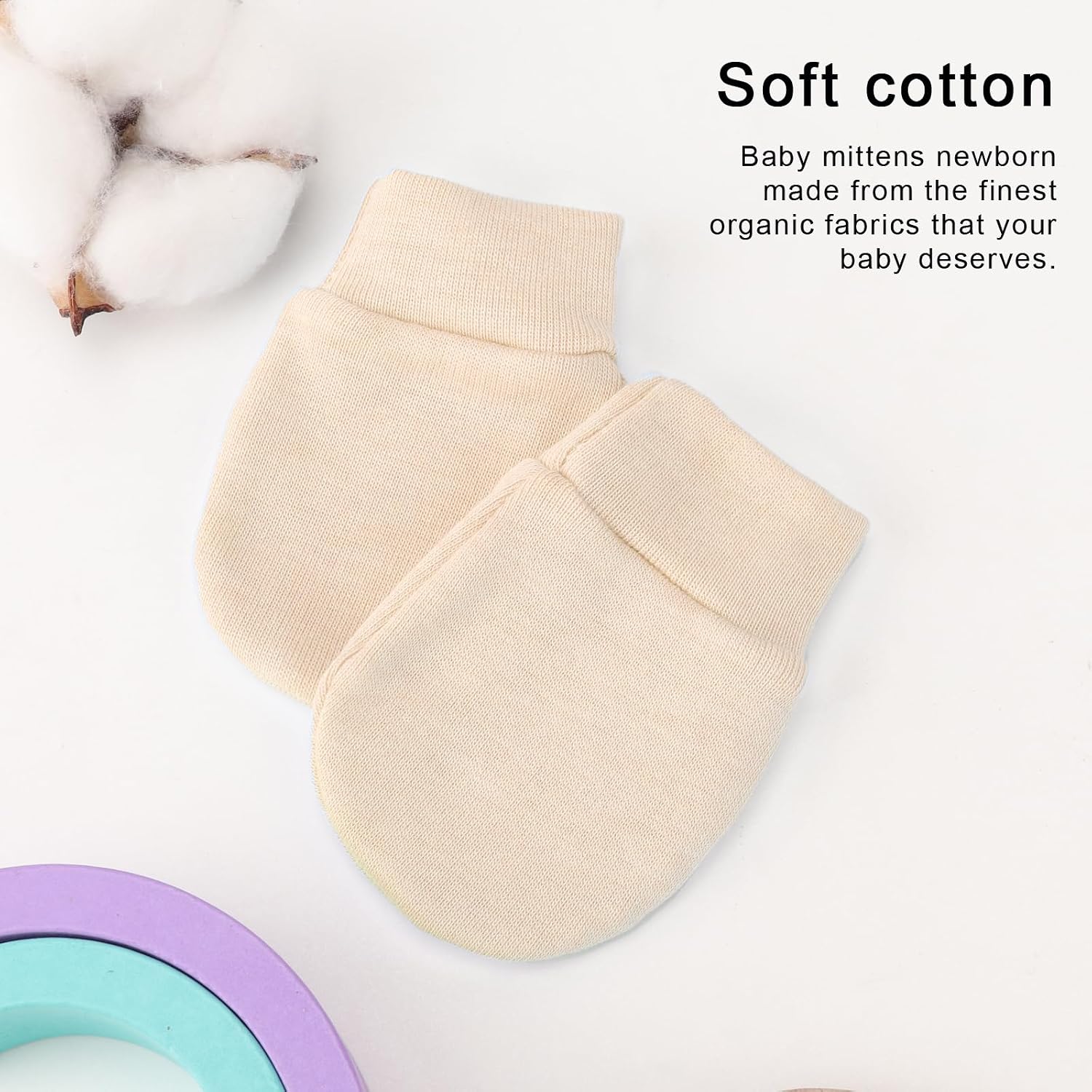 Thumbnail 3 de DRESHOW Newborn Baby Mittens 0-6 Months