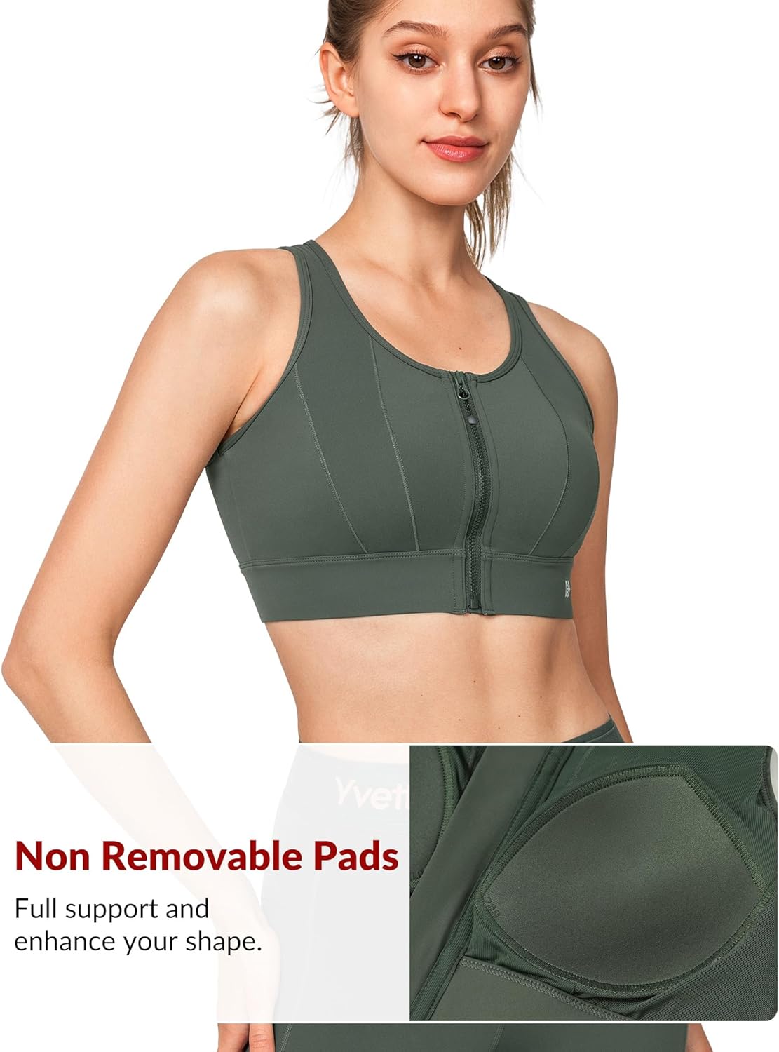 Thumbnail 3 de Yvette Front Closure Sports Bra High Support