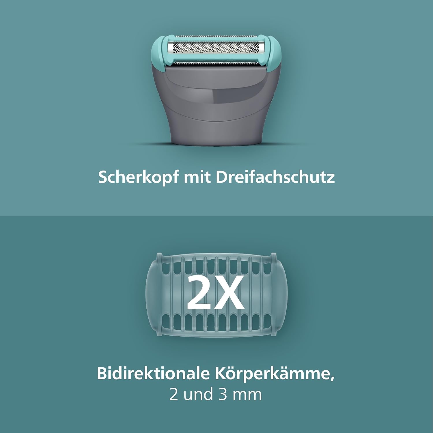 Detalle de Philips Bodygroom BG3480/15 80 Min. Laufzeit