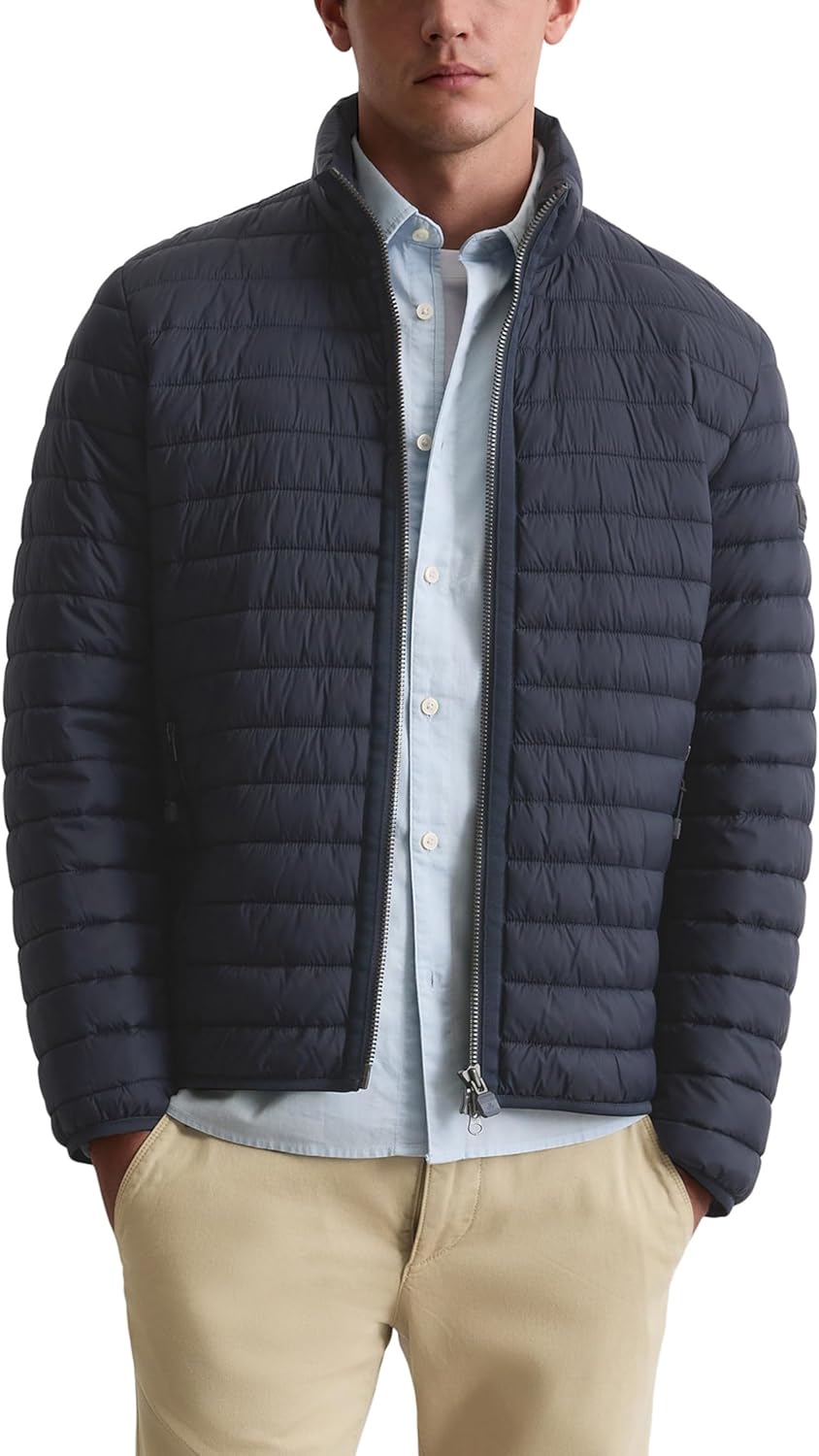 Detalle de Marc O'Polo 421114270098 Jacket Homme – veste homme en polyamide recyclé