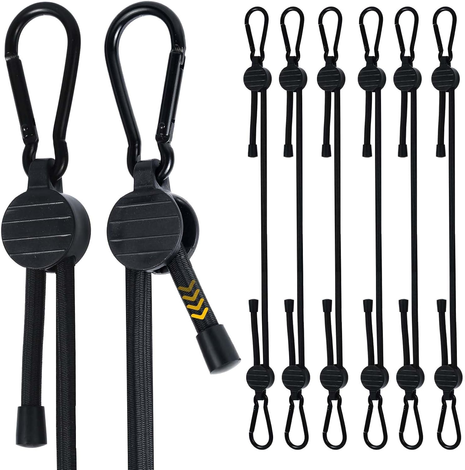 Detalle de Adjustable Bungee Cords 10–48 in 6-Pack