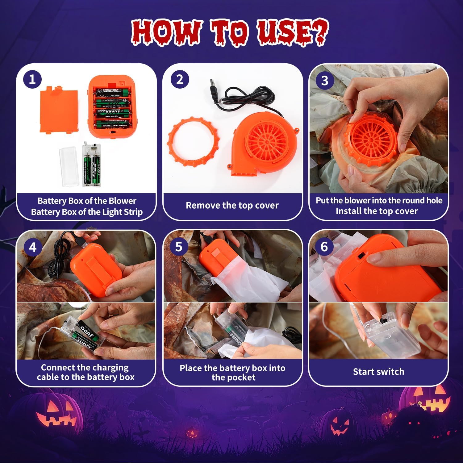 Thumbnail 6 de Skirfy Inflatable Costume for Kids