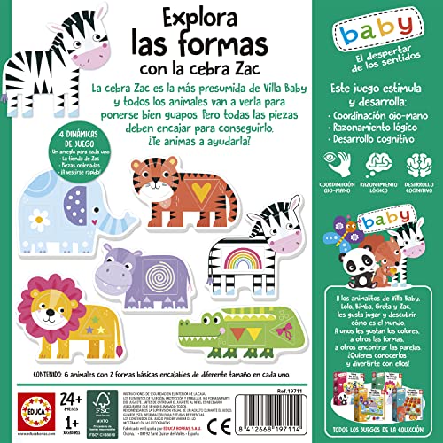 Thumbnail 3 de Educa 19711 Explora las Formas con la Cebra Zac