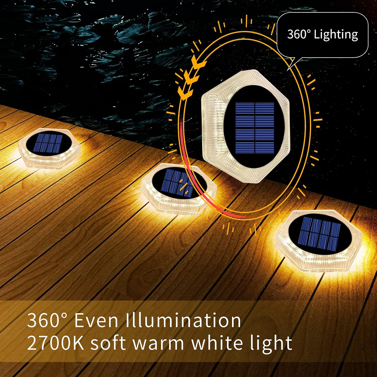 Thumbnail 3 de YiLaie Lampe solaire 6 pack