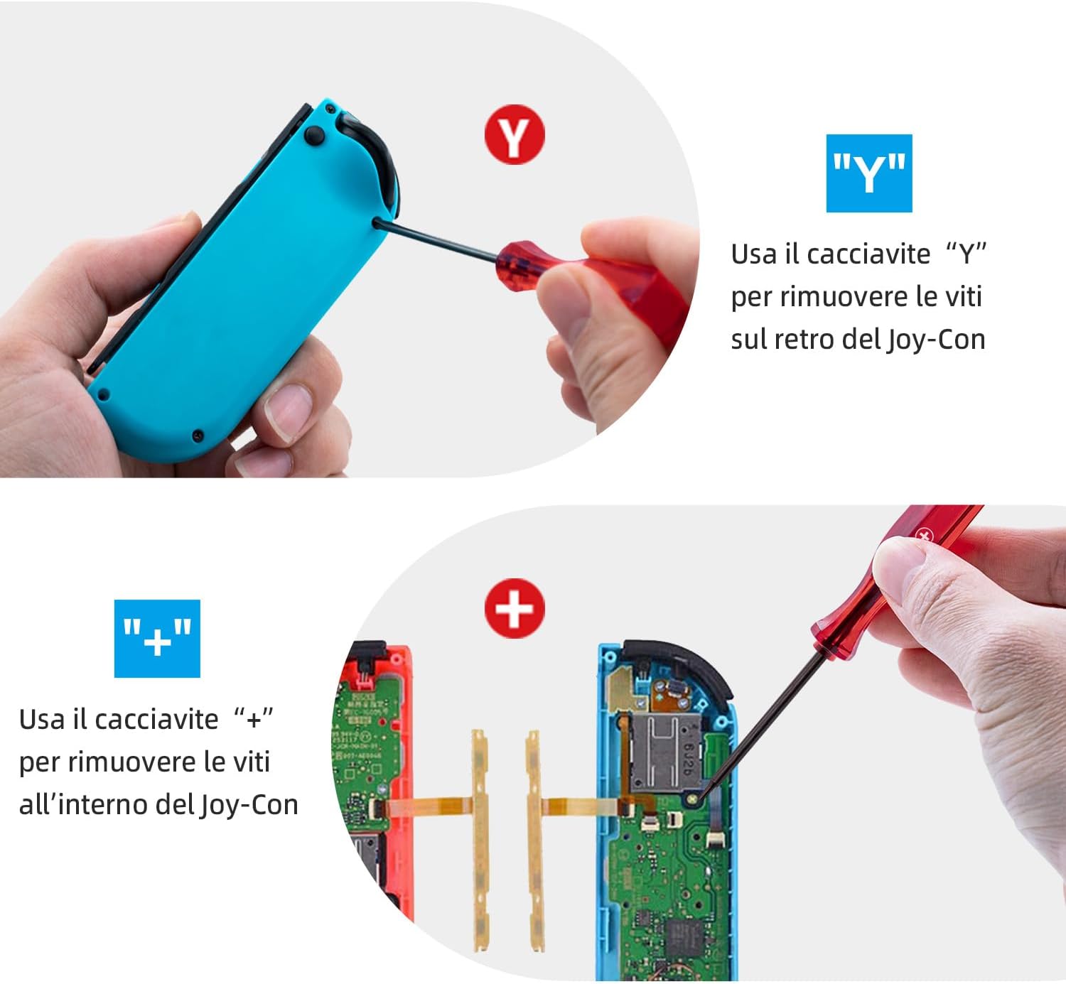 Thumbnail 1 de Tolesum SL-SR pulsante di sincronizzazione: cavo flessibile per Joy-Con e interruttore NS, compatibile Switch/Switch OLED
