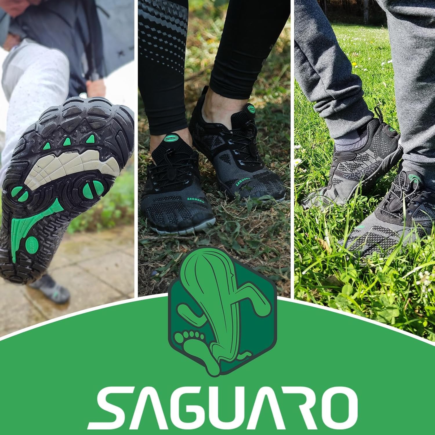 Thumbnail 1 de SAGUARO Chaussures de Trail Unisexe – Minimalistes, Antidérapantes et Légères
