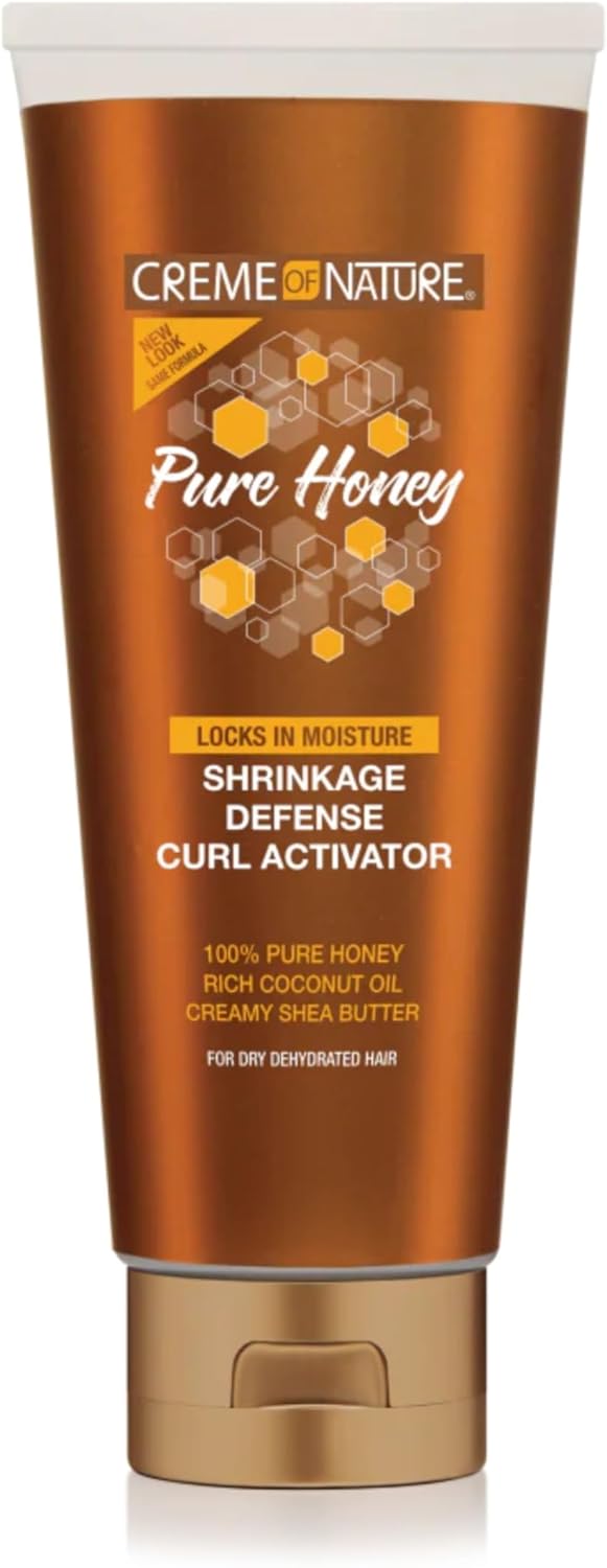 Detalle de Creme of Nature Puro Miele Attivatore Ricci, senza solfati – definisce, idrata e lascia ricci morbidi (310 ml)