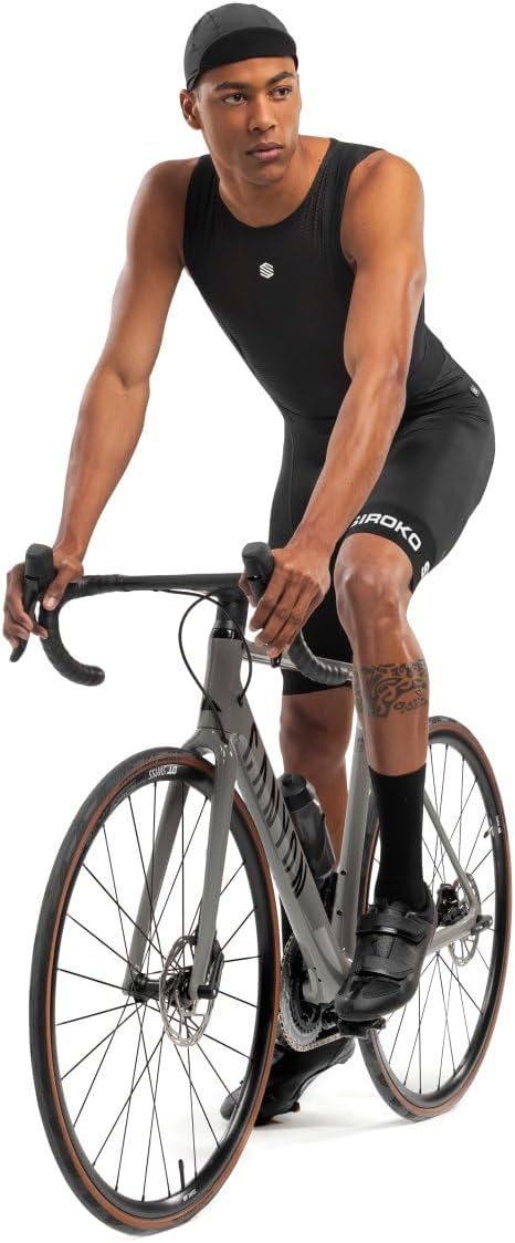 Thumbnail 3 de SIROKO Kurze BX Fahrrad-Trägerhose Herren Mehrbahnenschnitt Ultrafit Premium-Sitzpolster