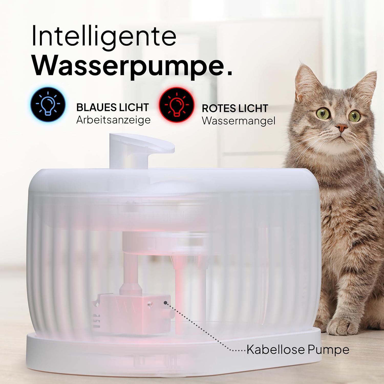 Thumbnail 6 de Pretty Paw Pure Flow Max Katzenbrunnen 3L 🐾