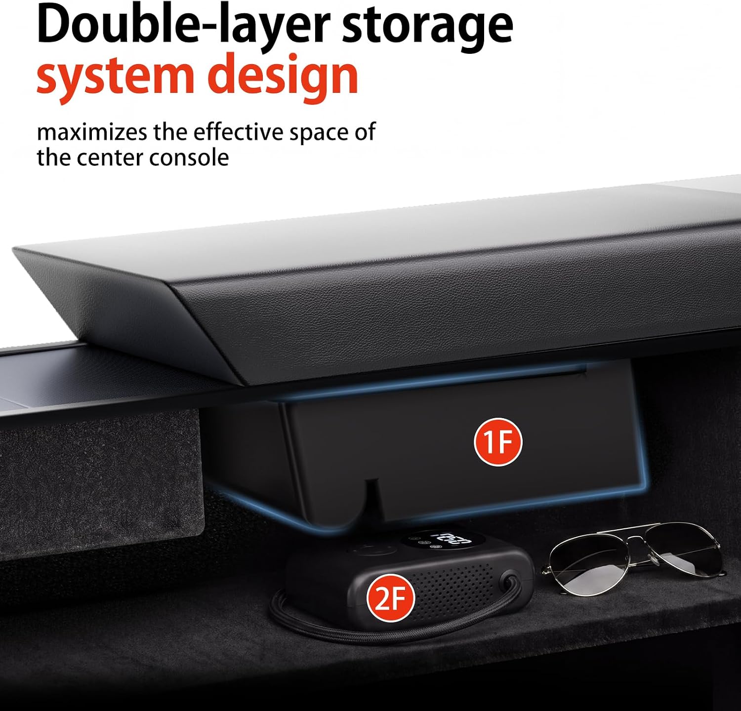 Thumbnail 3 de Tesla-Compatible Centre Console Organizer Set, Model Y Juniper