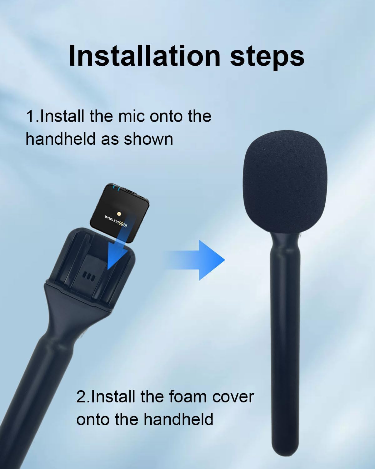 Detalle de SEYUGOPTI Wireless Mic Grip 2-Pack