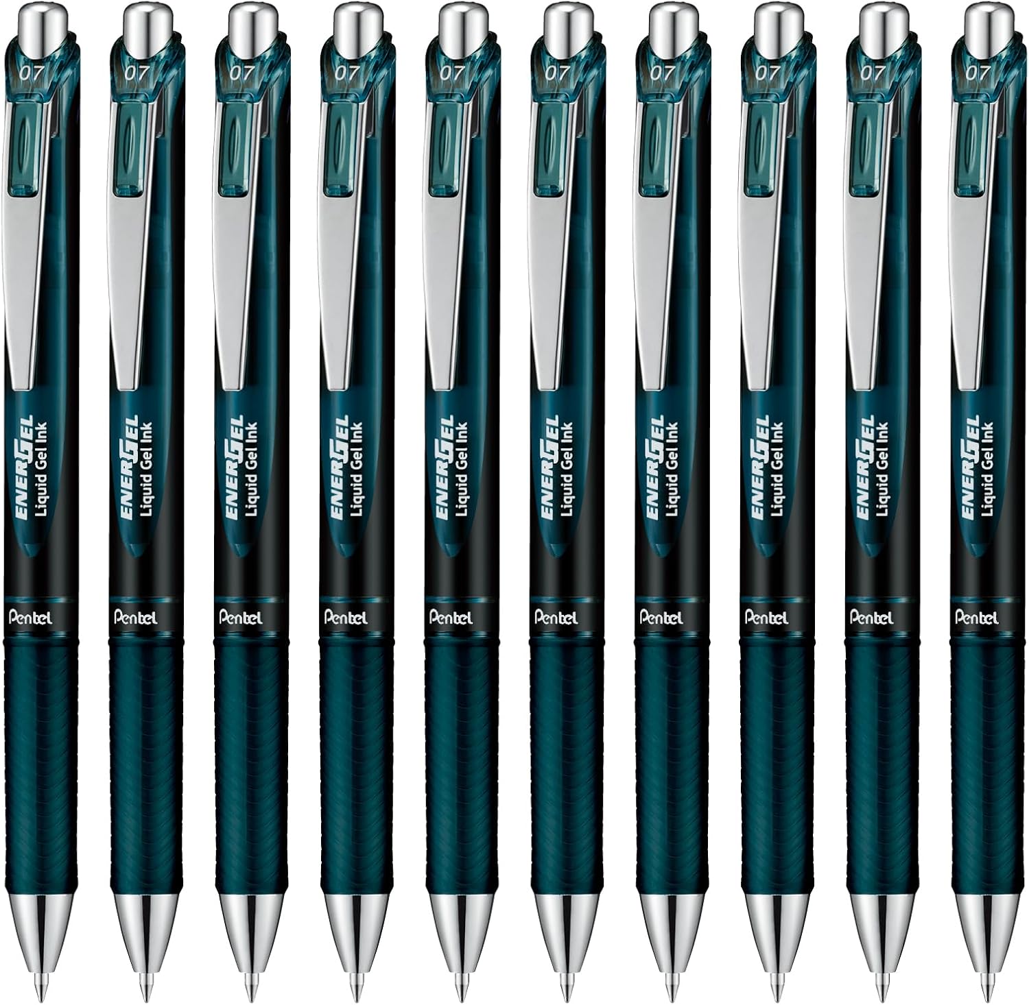 Detalle 1 de Pentel EnerGel XM BL77A2 gelpenna, indigo-svart med klickmekanism