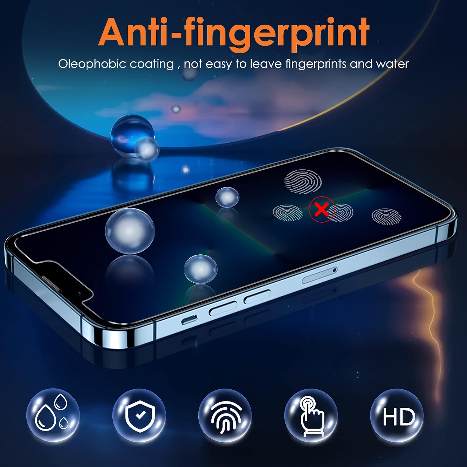 Thumbnail 6 de YMHML Privacy Screen Protector for iPhone 14 Plus