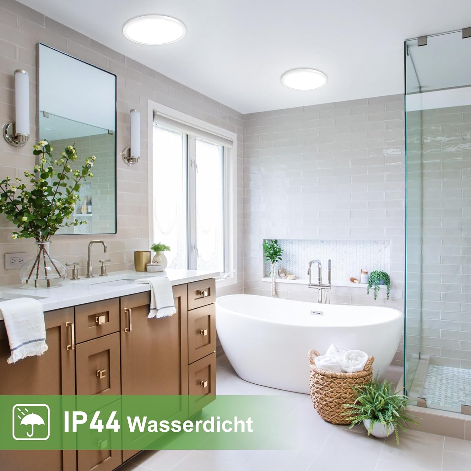 Detalle de Zemty Deckenleuchte 15 W 18 cm LED