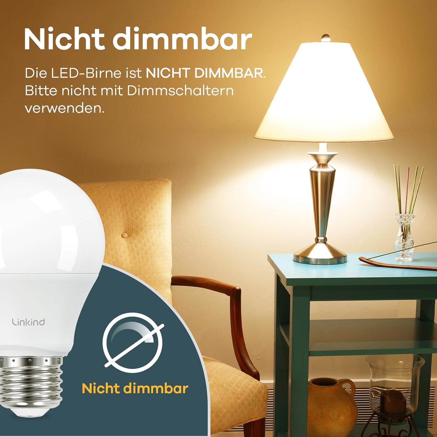 Detalle 2 de Linkind 13W LED Lampe E27 Superhell