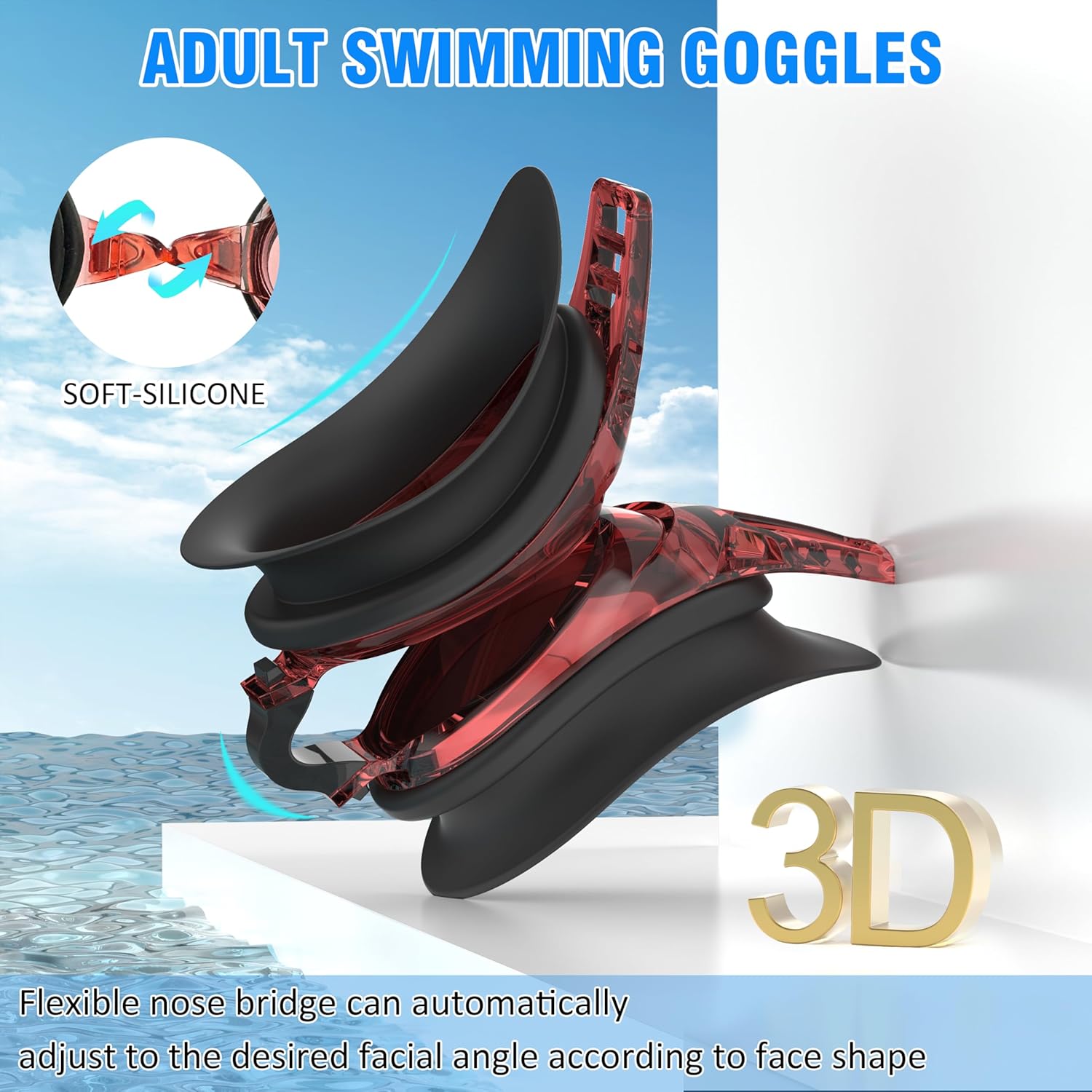 Thumbnail 1 de Seaflar Gafas Natación Adultos Aguas Abiertas