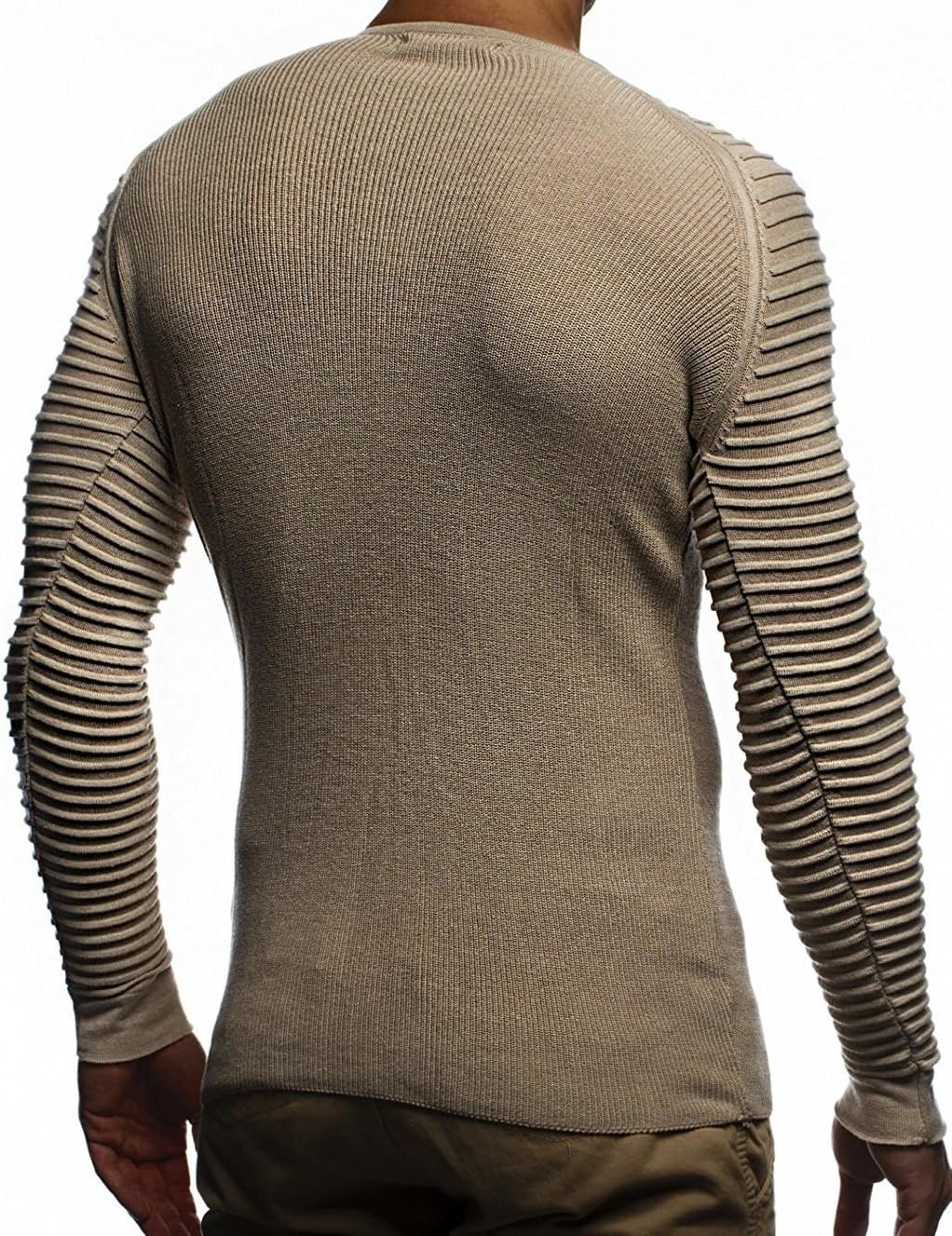 Detalle 2 de LEIF NELSON LN20729 Pull en tricot basique à col rond