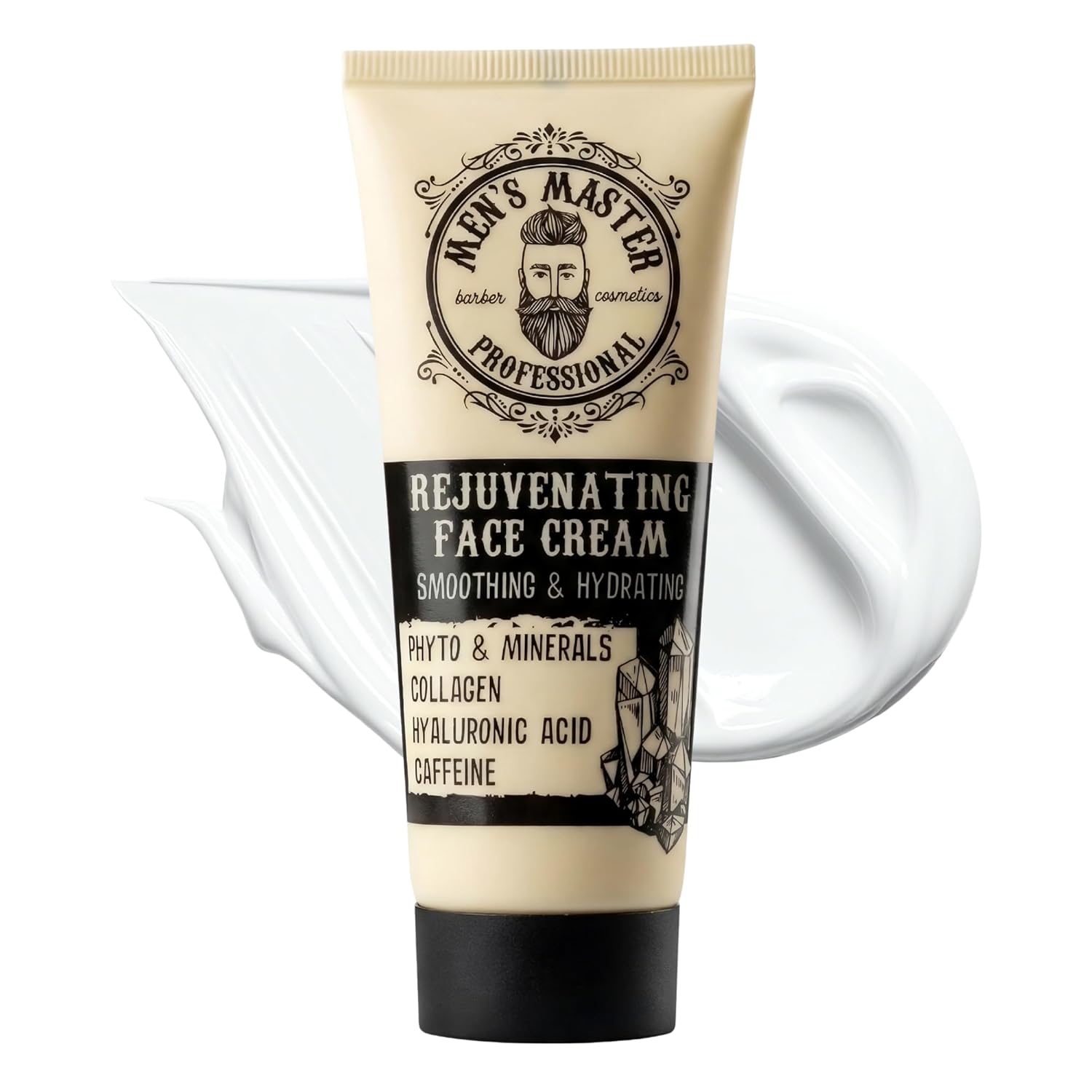 Detalle de Men's Master Gesichtscreme – Anti-Aging Feuchtigkeitspflege mit Kollagen & Hyaluronsäure (75 ml)