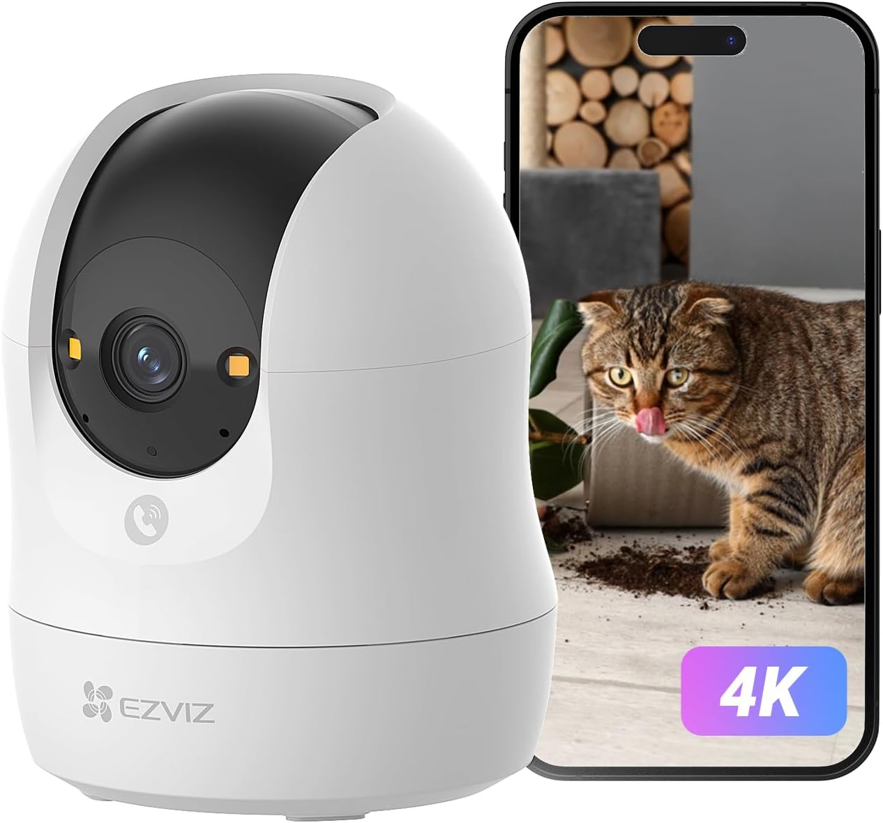 Detalle de EZVIZ C6N G1 8MP Überwachungskamera Innen