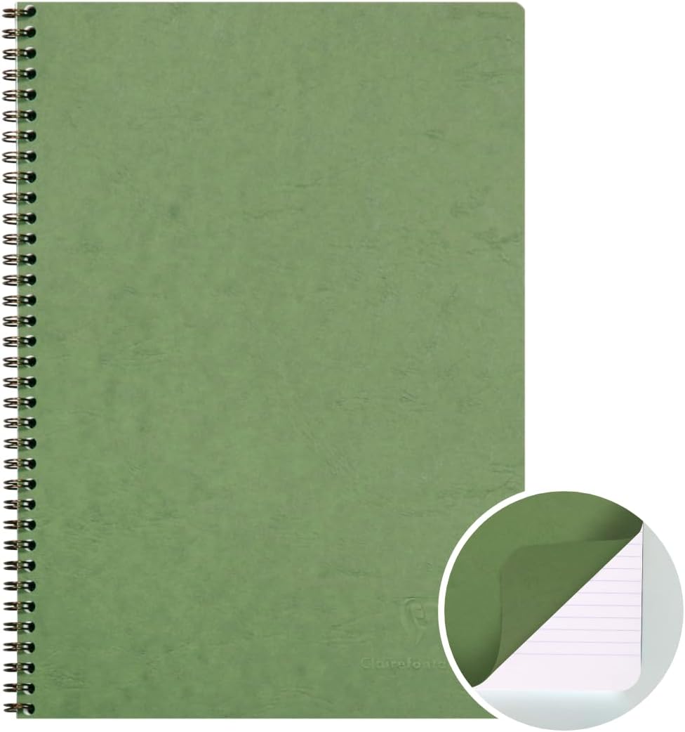 Detalle 1 de Clairefontaine 781453C Cahier à Spirale Vert A4