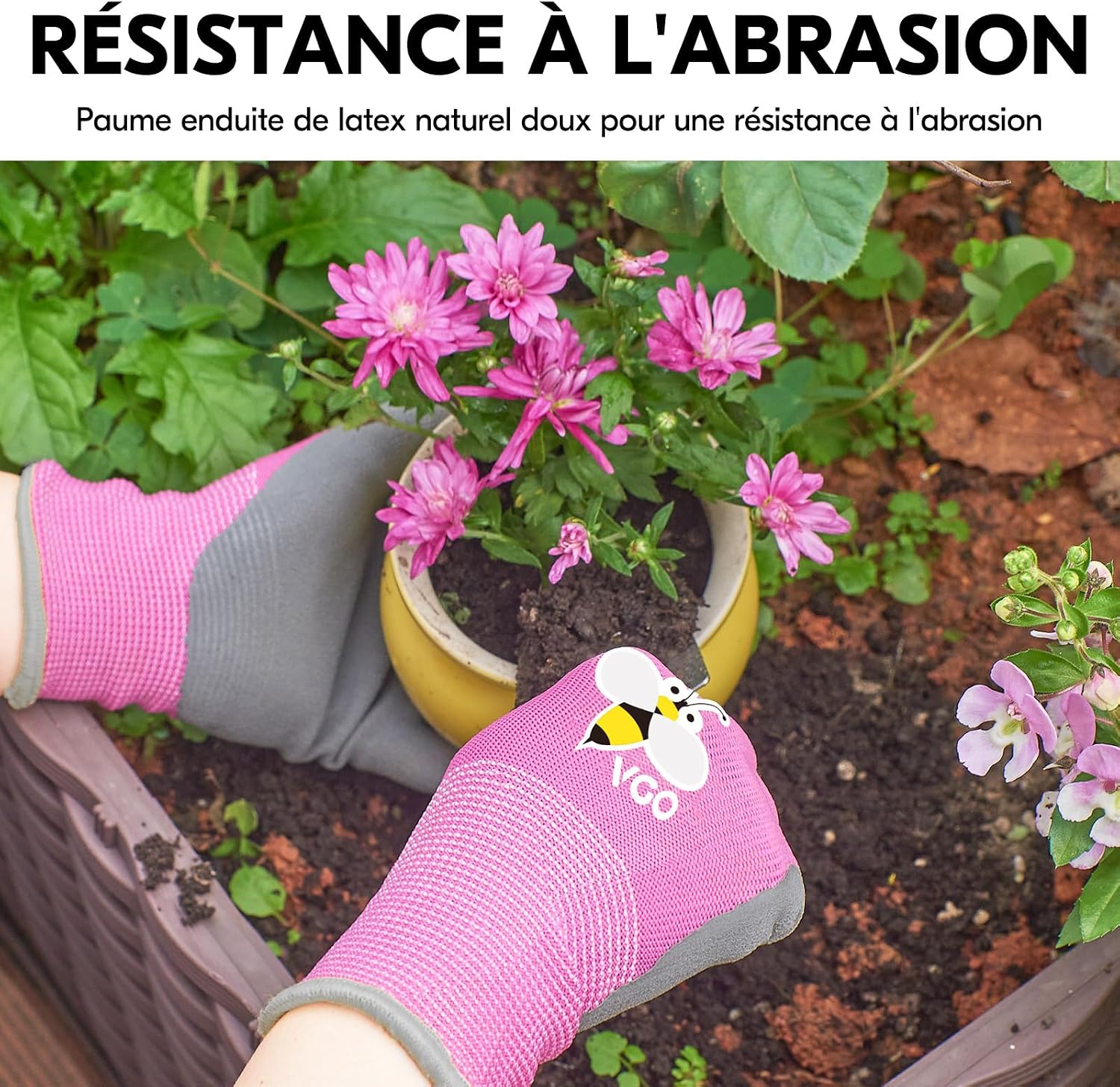 Thumbnail 2 de Vgo RB6013-KID gants de jardinage enfants 7–9 ans
