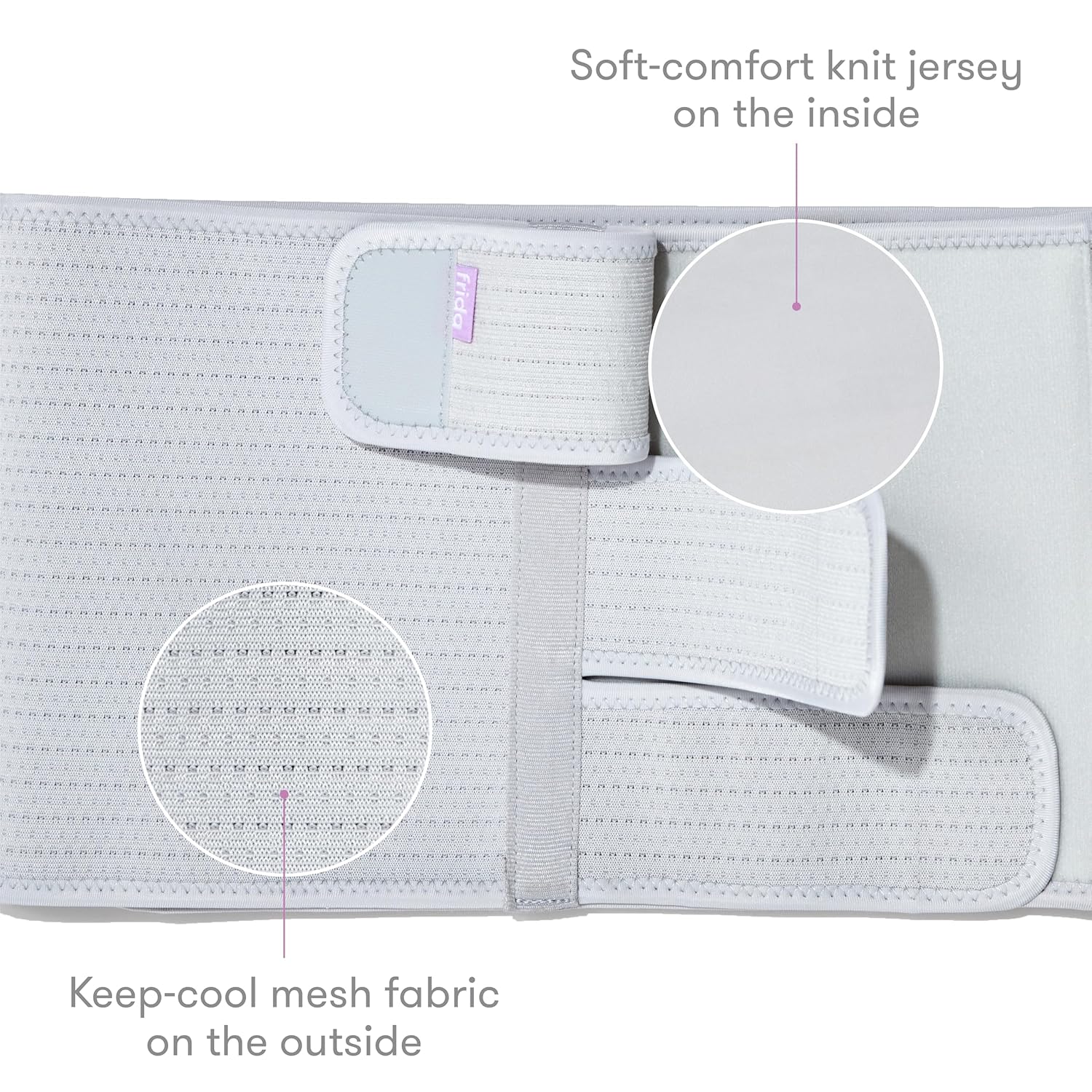 Thumbnail 4 de Frida Mom Postpartum Belly Binder (9-Inch High) — Adjustable Compression Wrap for Natural & C-Section Recovery