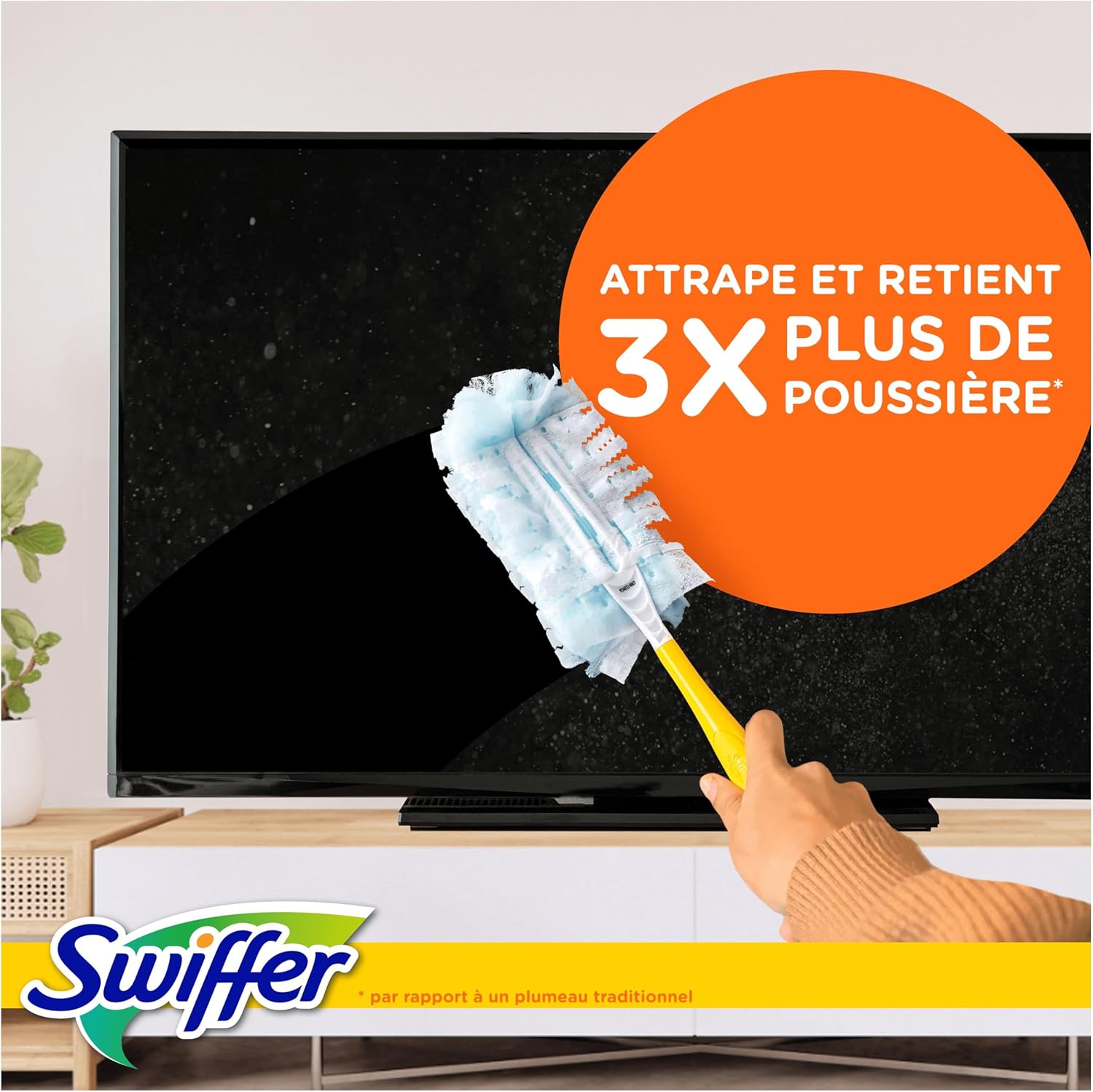 Thumbnail 2 de Swiffer Duster Plumeau Kit de démarrage (1 manche + 13 recharges) anti-poussière