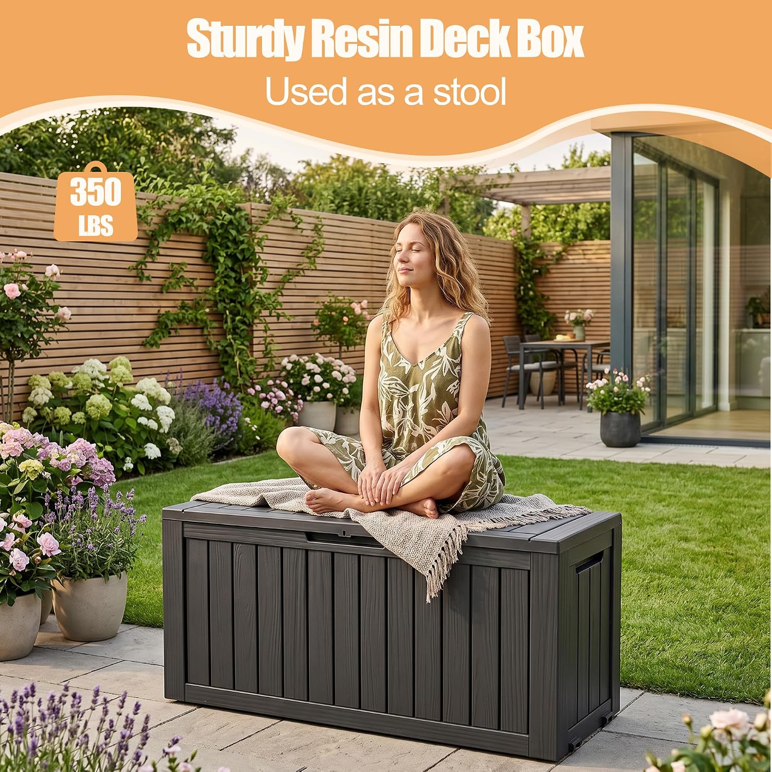 Detalle 1 de ATMELT Outdoor Storage Box, 100 Gallon