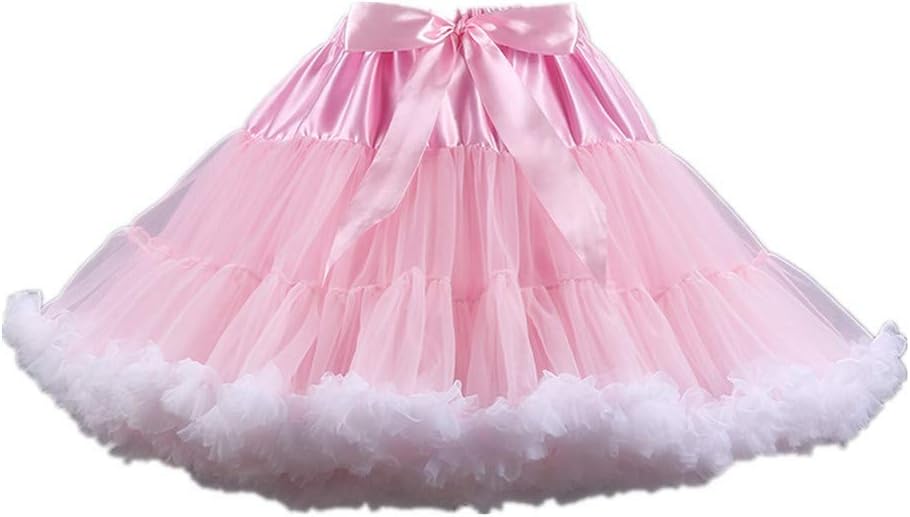 Thumbnail 5 de Colyanda 3-Layered Pleated Tulle Petticoat Tutu Skirt, 15.7-Inch