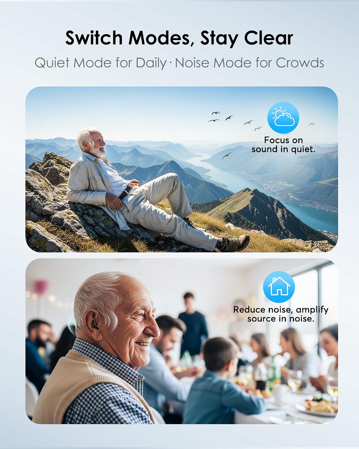 Thumbnail 6 de Rechargeable OTC Hearing Aids with 100-Hour Charging Case