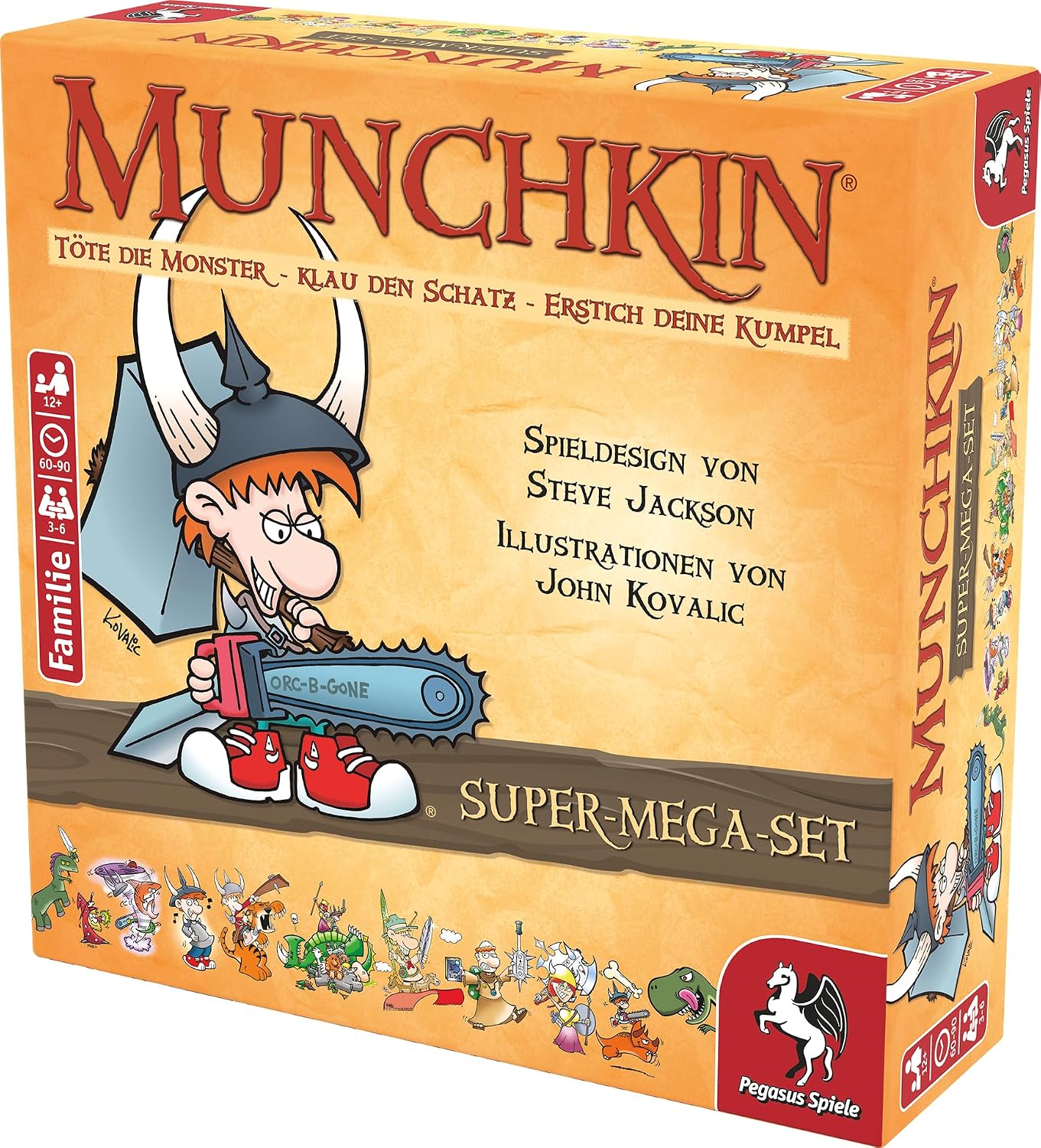 Detalle 2 de Munchkin Fantasy Super-Mega-Set đČ