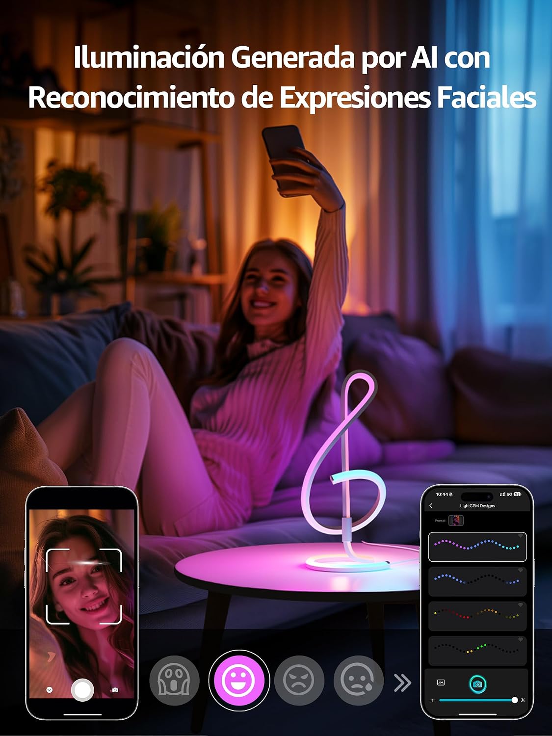 Thumbnail 8 de Lepro TB2 AI Lámpara de Mesa Inteligente con Luz RGB 🎶